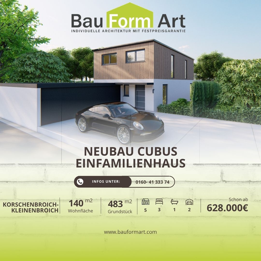 Cubushaus Neubau Korschenbroich-Kleinenbroich