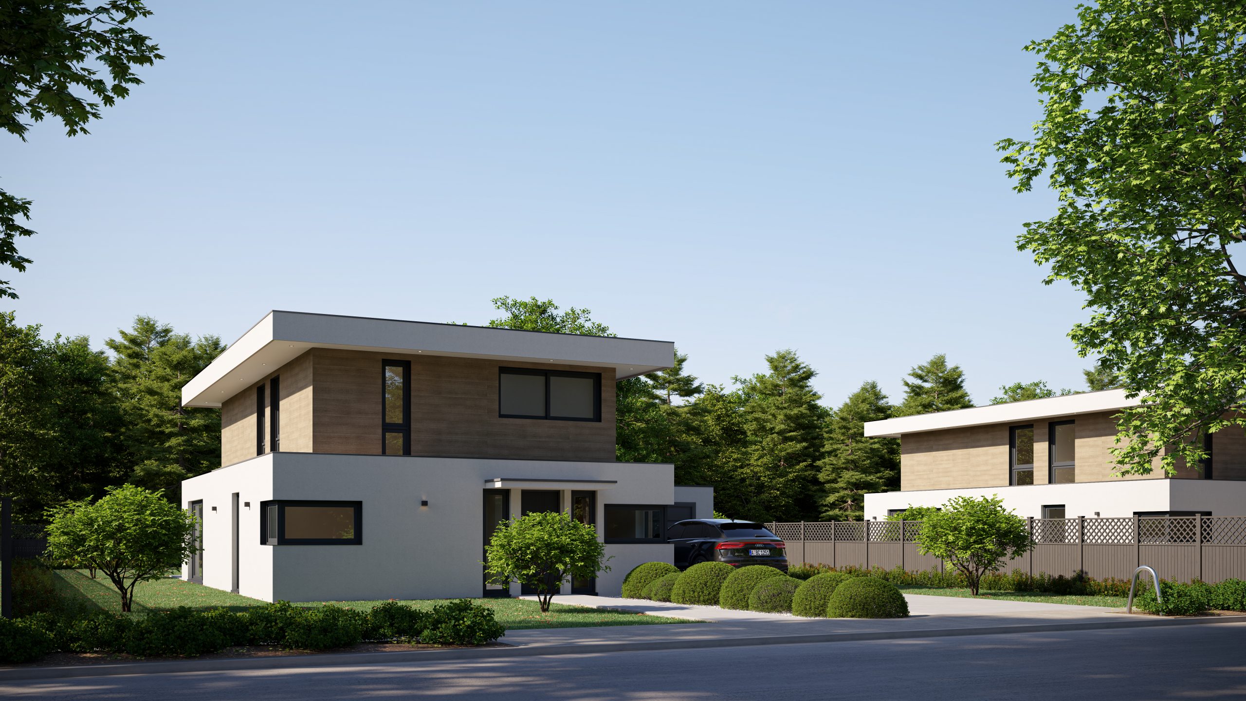 Neubau Doppelhaushälfte Düsseldorf – Cezary Bielski Immobilienmakler