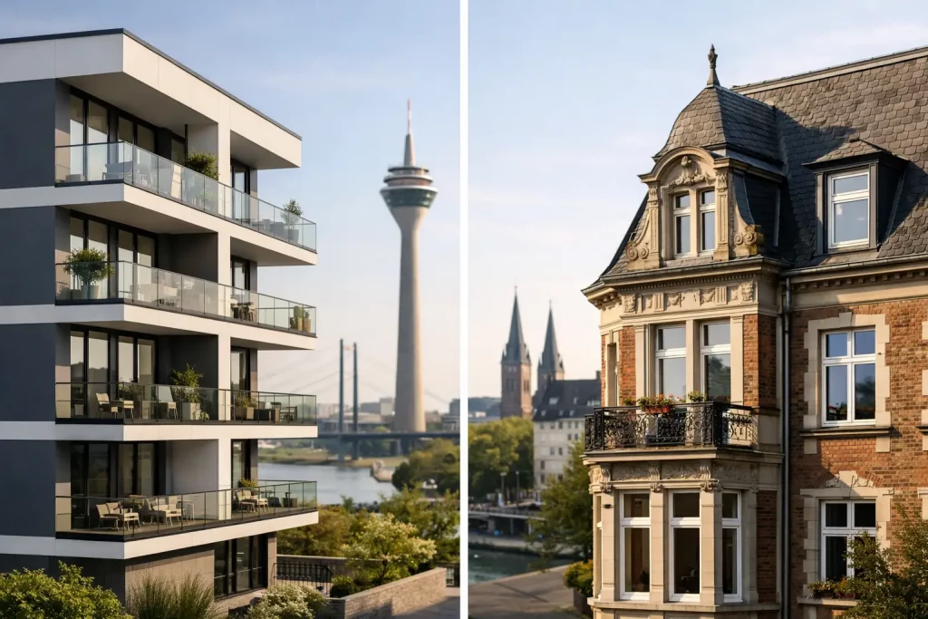 Neubau oder Altbau in Düsseldorf?