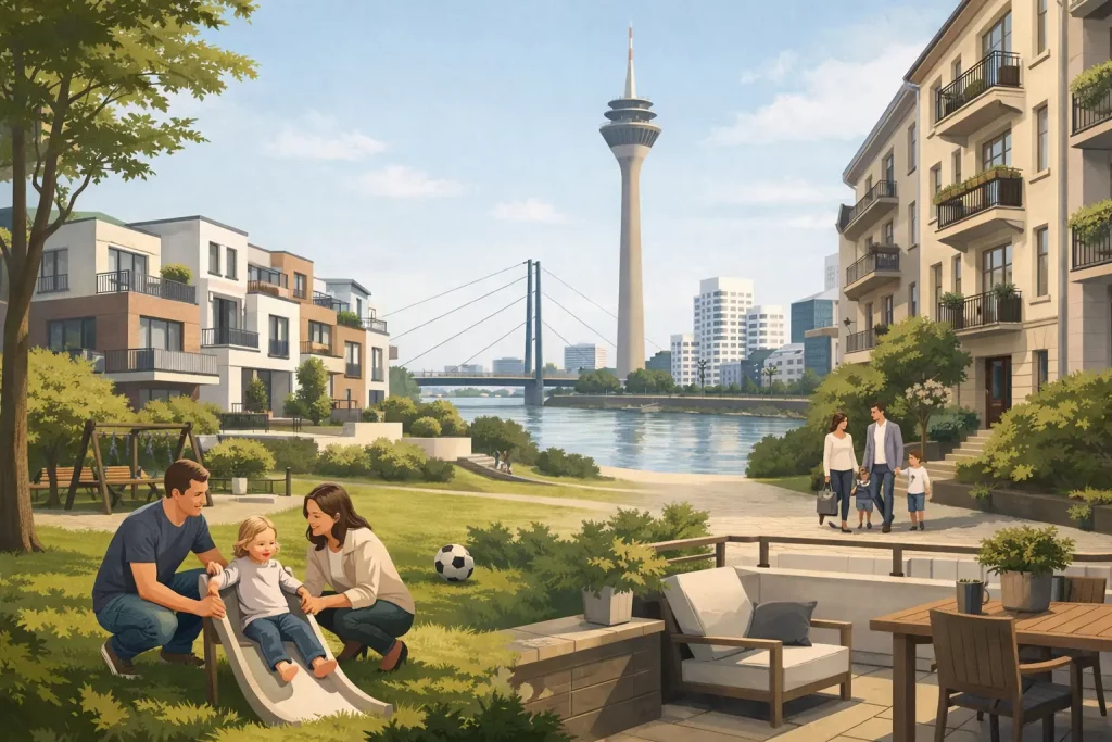 Familienlagen in Düsseldorf für Familien im Überblick