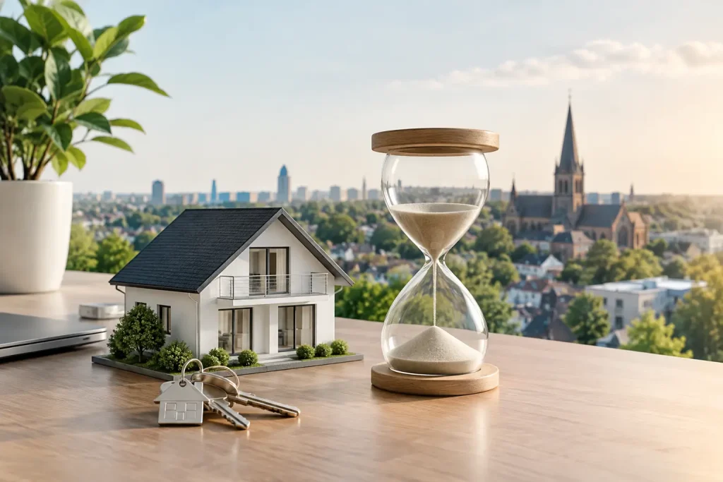 Wie lange dauert ein Wohnungsverkauf in Kaarst?